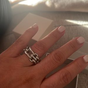 Calvin Klein stainless steel ring size 6